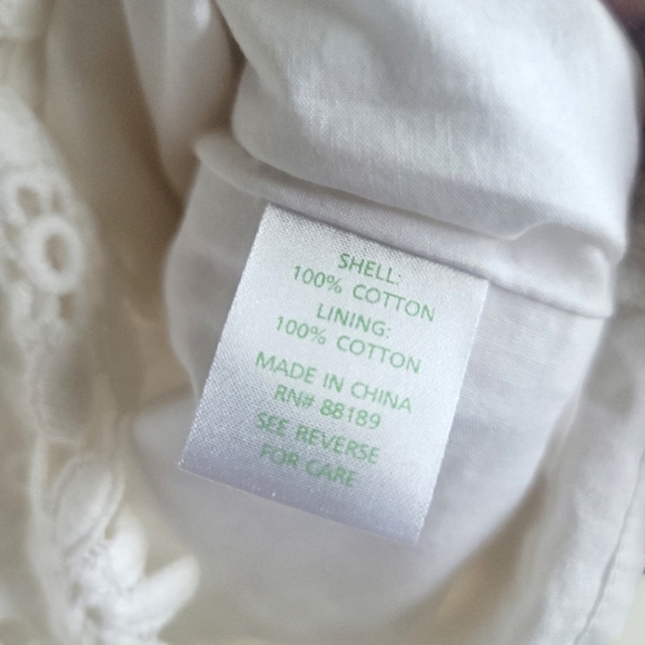 Lilly Pulitzer, Bowen Daisy White Strapless Dress, Classic White, Size 4‎ - Picture 13 of 13